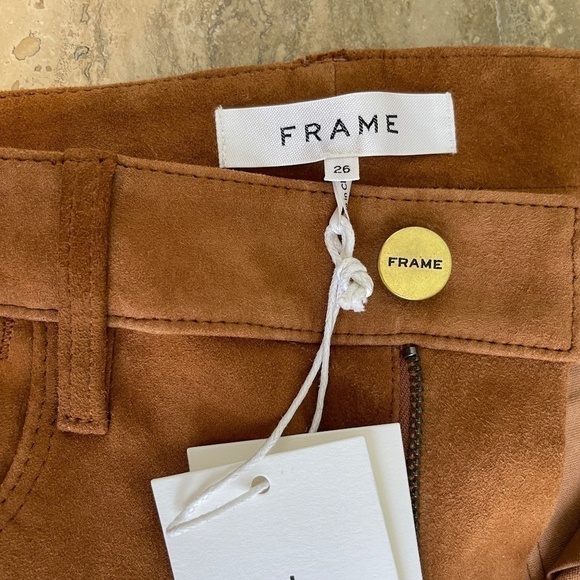 FRAME LEATHER "SADDLE" PANTS - Picture 4 of 7